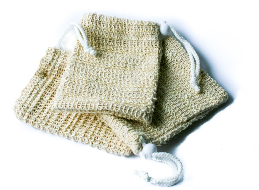 exfoliating soap bag